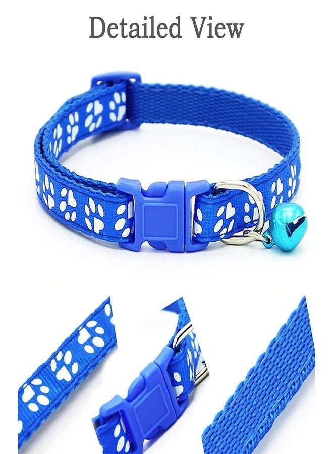 KittuPets 2Pcs Breakaway Bowtie Cat Collar -Cat Collar with Bell Kitten Collars with Bell Charm, Solid & Safe, 32x1 Cm, Mixed Colors, Multicolor,Small - Image 4